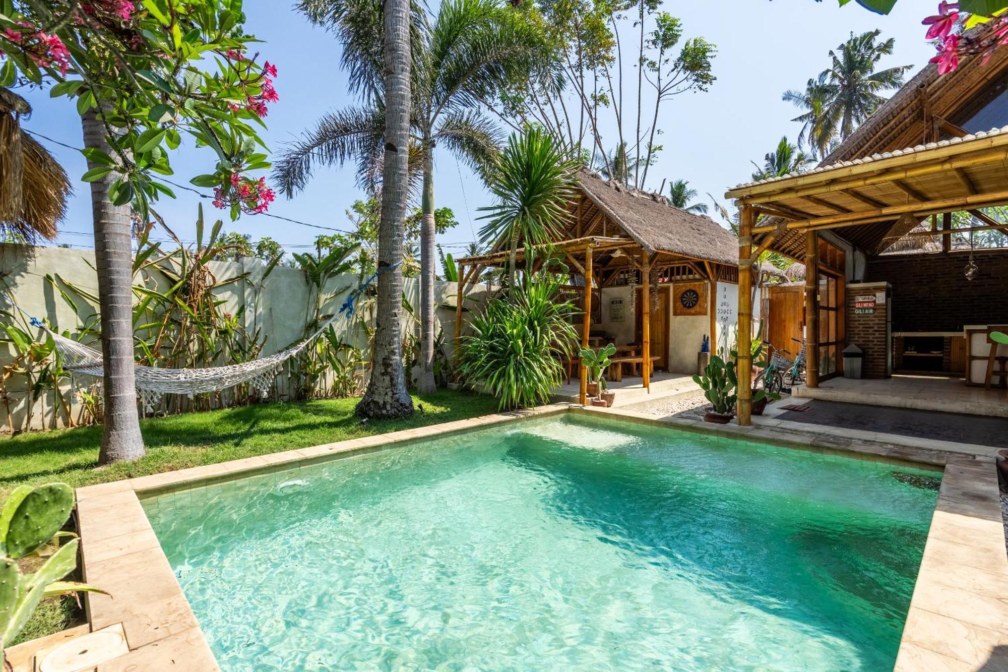 Villa Burung Gili Air Authentic 3-Bedroom Bamboo Villa With Private Pool Exterior foto